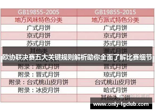 欧协联决赛五大关键规则解析助你全面了解比赛细节 欧协联决赛五大关键规则解析助你全面了解比赛细节
